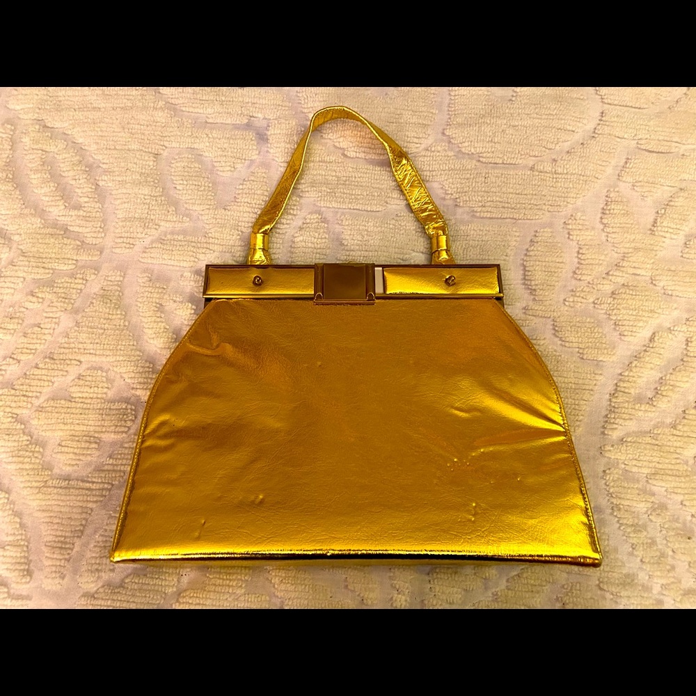 Vintage 1950s 1960s gold purse